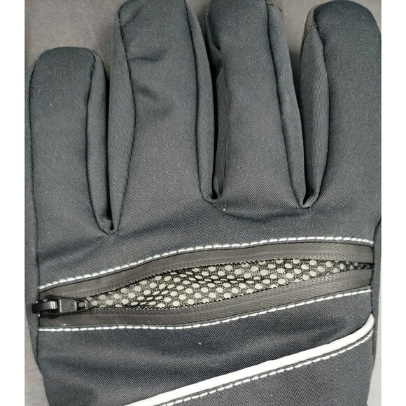Ski Gloves Sz Small Medium TOUCH SCREEN 3M Thinsulate Waterproof Black Anti-Slip - Picture 4 of 9